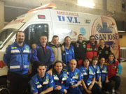 Ambulancias San Jose equipo al completo